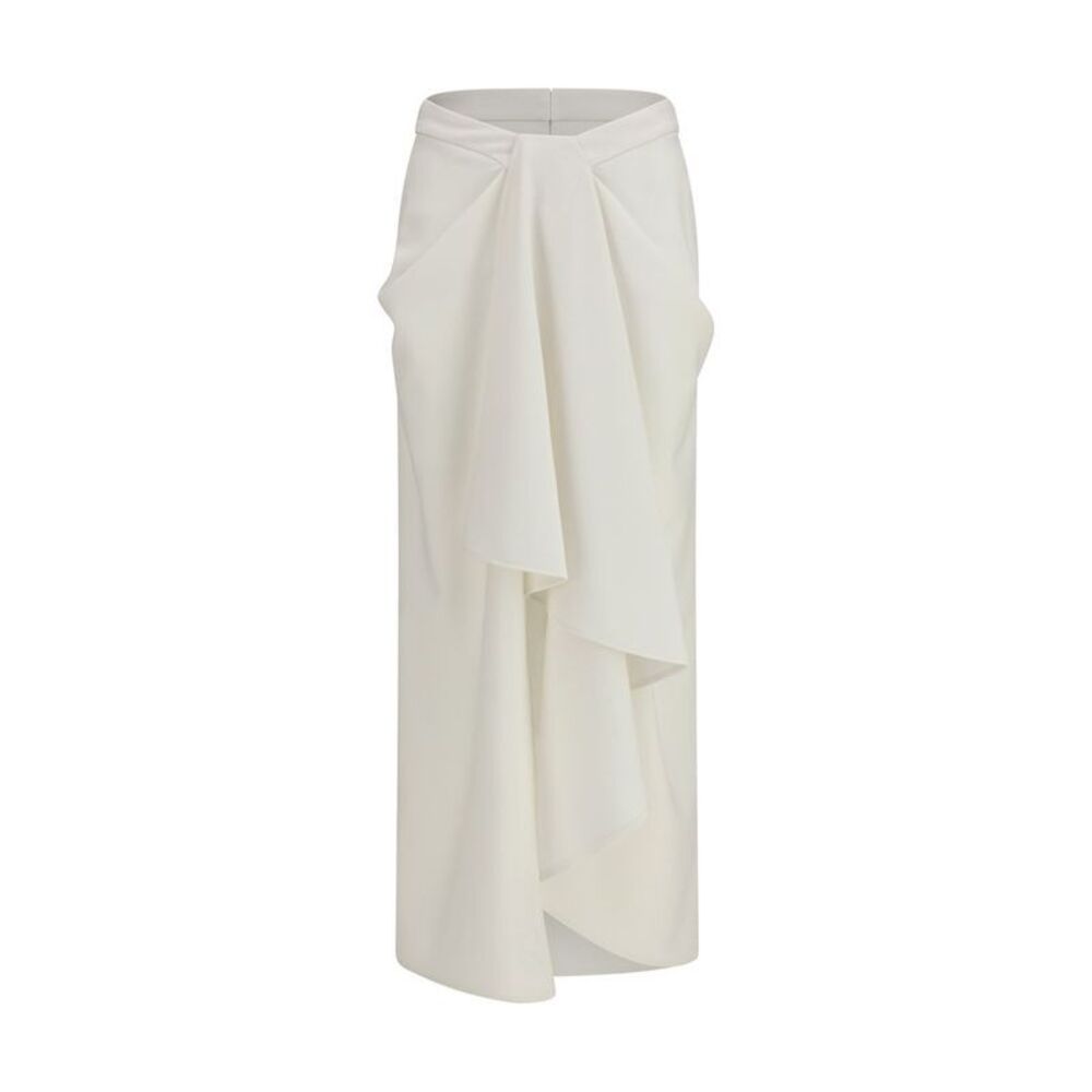 Givenchy White Wool Oves Aries Long Women's Skirt